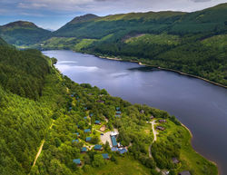 Strathyre Lodges on Loch Lubnaig